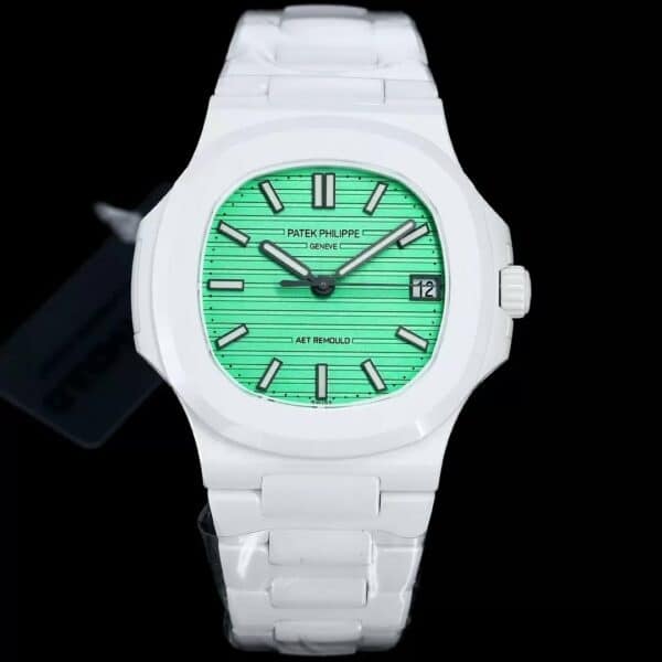 z5569290138991 49f87b8f6a35fc3b26cab82cac34c09a [AET modifié] Patek Philippe Nautilus 5711 Ceramic Green Dial 1:1 Best Edition