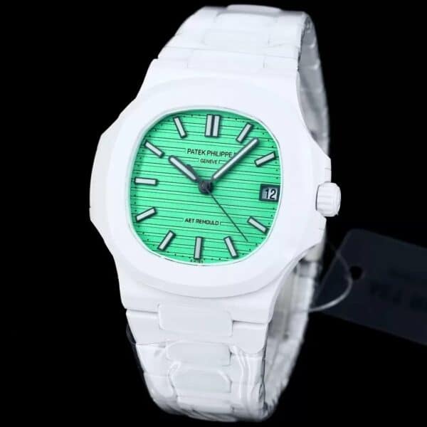 z5569290345512 1318500861a553df6935e336e81c5d23 [AET modified] Patek Philippe Nautilus 5711 Ceramic Green Dial 1:1 Best Edition