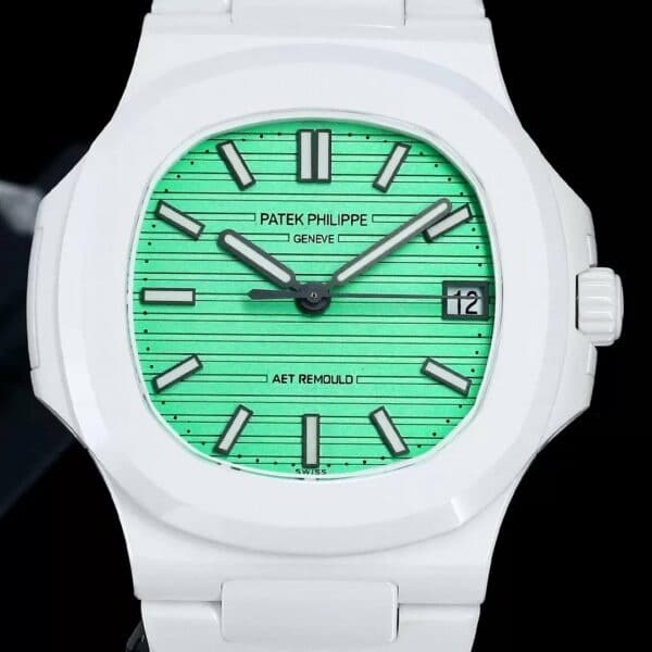 z5569290519045 a9db5c7d8ed1dfffb7430edbc6f395cc [AET modified] Patek Philippe Nautilus 5711 Ceramic Green Dial 1:1 Best Edition