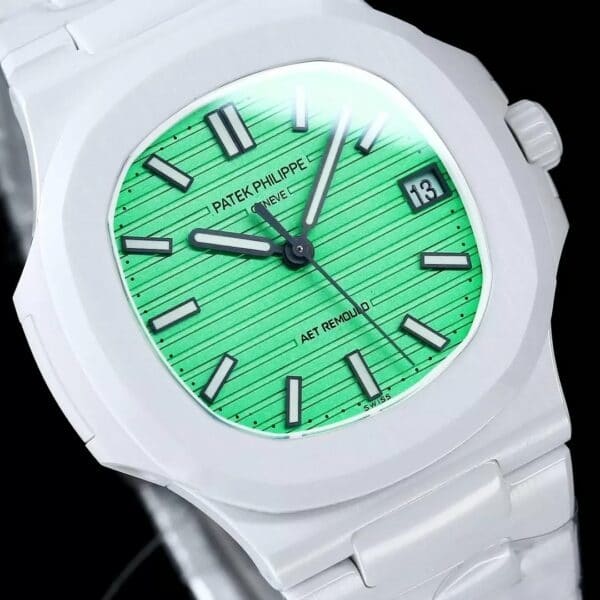 z5569290707344 3a7c49a674c23233dd5c6c355535fb44 [AET modified] Patek Philippe Nautilus 5711 Ceramic Green Dial 1:1 Best Edition