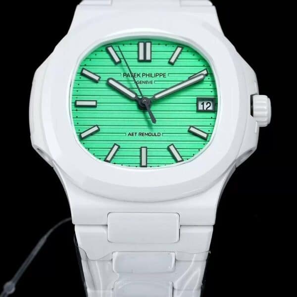 z5569290891537 f1200ecd46baff6546e5e246a1476233 [AET modifié] Patek Philippe Nautilus 5711 Ceramic Green Dial 1:1 Best Edition