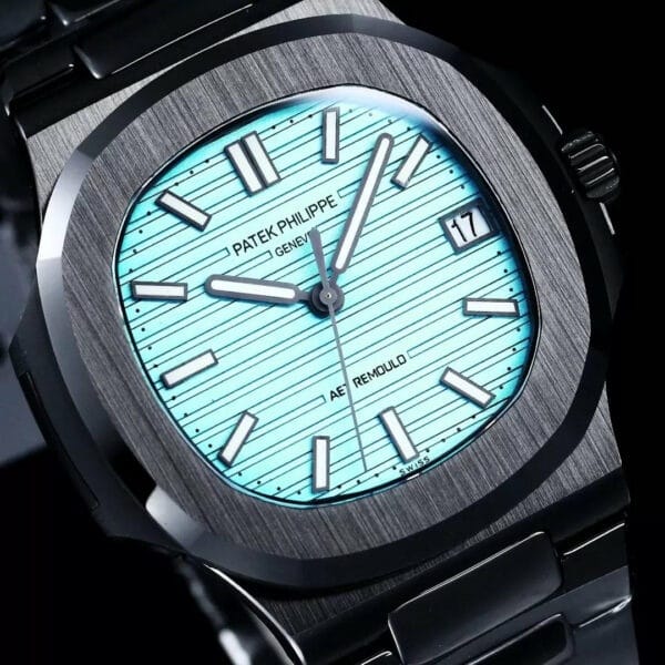 z5569296511389 6d4b416272922a43ec5c684089563ce0 [AET modificato] Patek Philippe Nautilus 5711 Ceramica Nero Quadrante Tiffany 1:1 Migliore Edizione