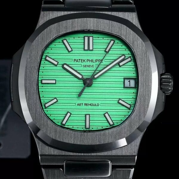 z5569297969485 6dd77a7c3777f706379845b64ccdfdc [AET modificato] Patek Philippe Nautilus 5711 Ceramica Quadrante Nero Verde 1:1 Migliore Edizione