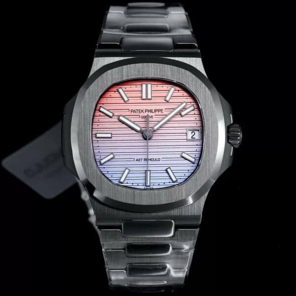 z5569299411822 af6f45d1eec9b517abadeeabd2b9a7b8 [AET modificat] Patek Philippe Nautilus 5711 Ceramic Black Sunset Dial 1:1 Best Edition