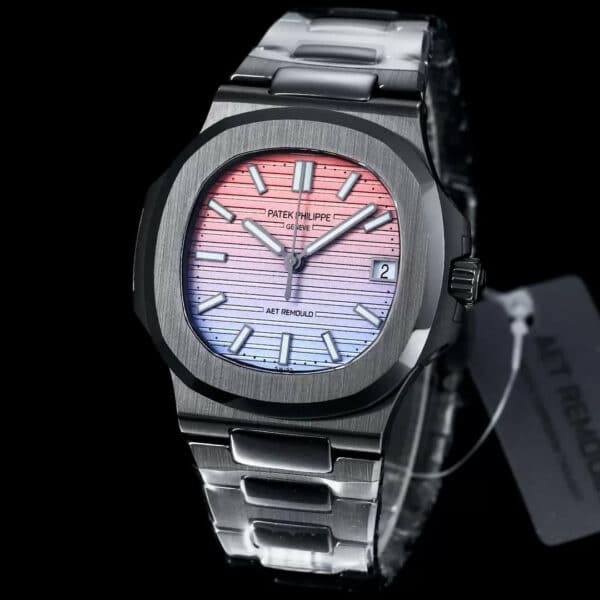 z5569299584677 7103f6874db0bf2e8253e1640e9ea58c [AET muutettu] Patek Philippe Nautilus 5711 Keraaminen Musta Sunset Dial 1:1 Best Edition 1:1 Best Edition