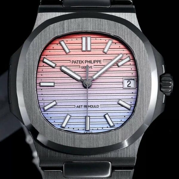 z5569299759483 fdd9346c250244520e074c23fa508f38 [AET modified] Patek Philippe Nautilus 5711 Ceramic Black Sunset Dial 1:1 Best Edition