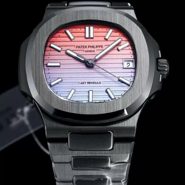 z5569299932817 77bd4c413ca06c3a87063c86cba3d520 [AET modificado] Patek Philippe Nautilus 5711 Cerâmica Preto Sunset Dial 1:1 Best Edition