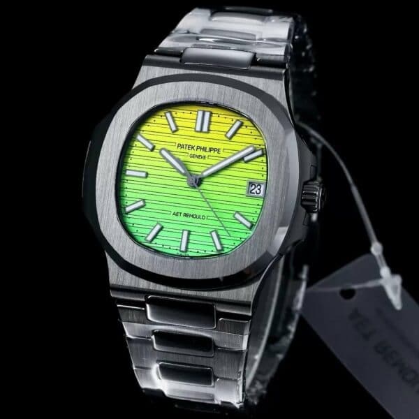 z5569301558240 bfb669c40073c8c280693ec12a140f16 [AET gewijzigd] Patek Philippe Nautilus 5711 Keramiek Zwart Gradiënt Groene Wijzerplaat 1:1 Beste Editie