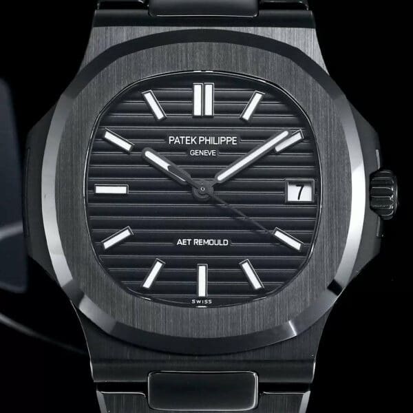 z5569303596833 930d6e3876b0bd4d67ca3a847b902cc5 [модифицированный AET] Patek Philippe Nautilus 5711 Керамический черный циферблат 1:1 Лучшее издание