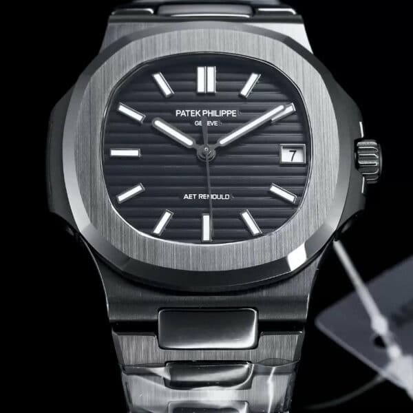 z5569303970093 3634abacbe7af45bafc89fc43e44cca7 [модифицированный AET] Patek Philippe Nautilus 5711 Керамический черный циферблат 1:1 Лучшее издание