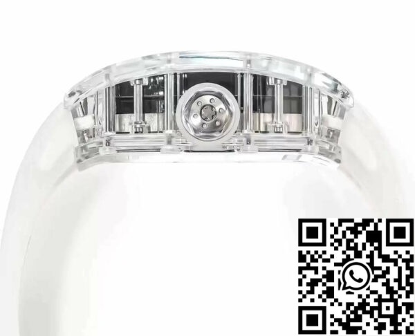 z5570599028909 c97d554bee7d93a6e7508bb56797e5bc Movimiento Tourbillon Richard Mille RM38-02 1:1 Mejor Edición RM Fábrica Correa de caucho transparente