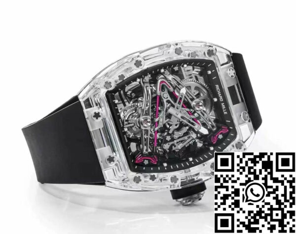 z5570599940451 325f63849a10b8c420c1265b3083992b Richard Mille RM38-02 Tourbillon Beweging 1:1 Beste Editie RM Fabriek Zwart Rubber Band