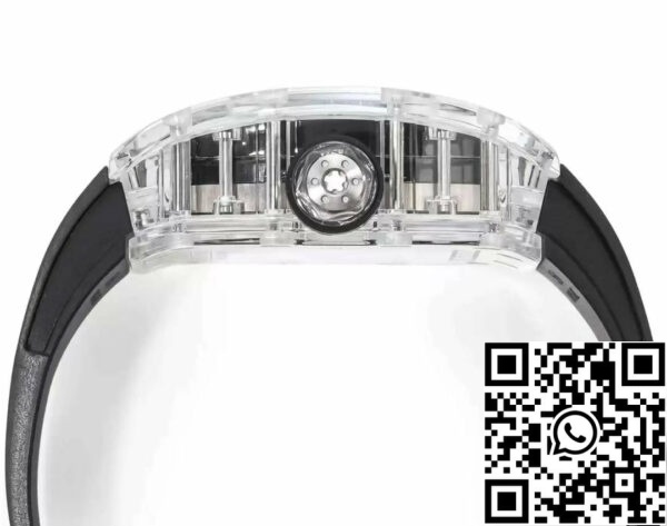 z5570600484173 40ee09585a88b98d01f282432f58b9e2 Richard Mille RM38-02 Tourbillon Mouvement 1:1 Best Edition RM Factory Bracelet caoutchouc noir