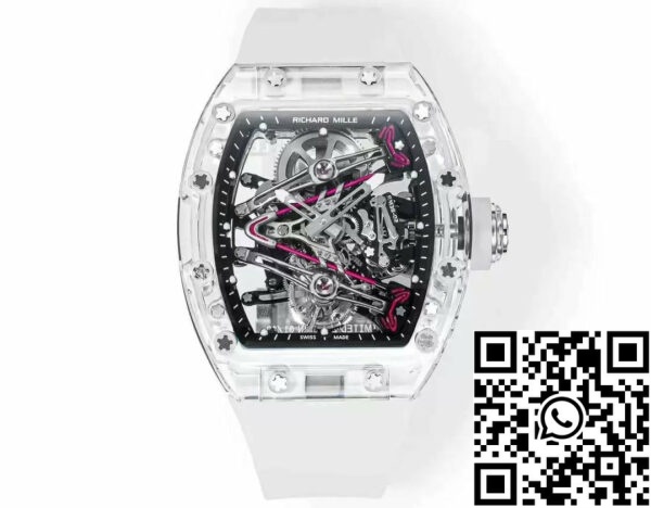 z5570600872307 e28baa8e72e803268db1f7dace1d5c32 Richard Mille RM38-02 Tourbillon Movement 1:1 Best Edition RM Factory Black Dial Rubber Strap