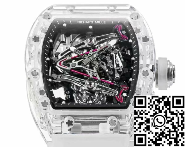 z5570601038786 015237b192c69d2f6c944bc2e9738051 Richard Mille RM38-02 Tourbillon Movimento 1:1 Best Edition RM Factory Quadrante nero Cinturino in gomma