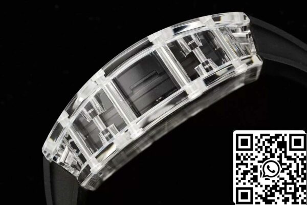 z5578257538203 58dba0c55b72c7319cc14b15c2595c7e Richard Mille RM35-01 Sonic Factory 1:1 Best Edition Saphire tok Fekete gumi szíj