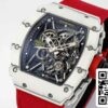 z5578269840554 1ca51f89b853dca1fe286d2b7ac28150 Richard Mille RM35-01 Sonic Factory 1:1 Best Edition Valkoinen Carbon NTPT Punainen tarranauha