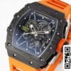 z5578288215935 63a32d4ed72aeebffa1681b76c6d9760 Richard Mille RM35-01 Sonic Factory 1:1 Best Edition Preto Carbono NTPT Laranja Correia de borracha