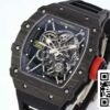 z5578289890201 172ba8a7a098e49acd92aa69ed264ac5 Richard Mille RM35-01 Sonic Factory 1:1 Best Edition Black Carbon NTPT Black Rubber Strap