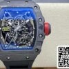 z5580695725310 ad2aecf7fd945270a708c3b9b9715fb0 Richard Mille RM035-02 T+ Factory 1:1 Best Edition Carbon Fiber Case Black Rubber Strap