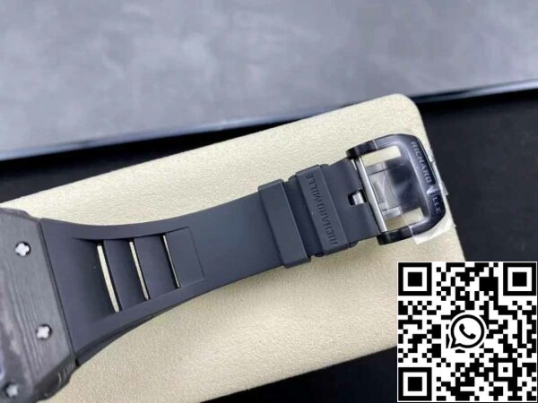 Z5580696104175 092FF665A5BD4E28AEB41AEBE64A7F2D Richard Mille RM035-02 T+ Factory 1:1 베스트 에디션 카본 파이버 케이스 블랙 러버 스트랩