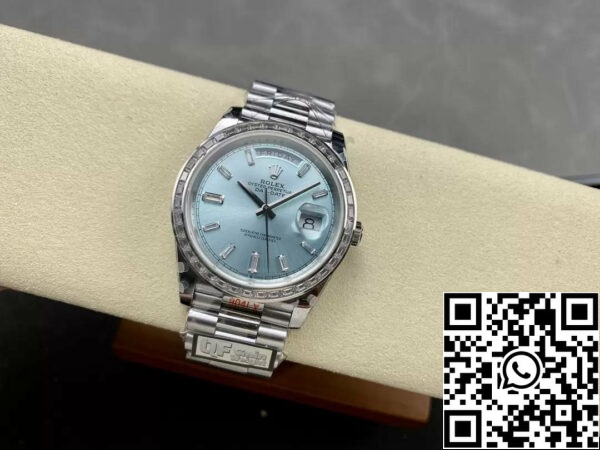 z5583999274808 c7b2e29b52c837110bb9c94f6dfbe0c4 Rolex Day Date M228396tbr-0002 V5 40mm QF Fábrica 1:1 Mejor Edición Tiffany Dial Bisel