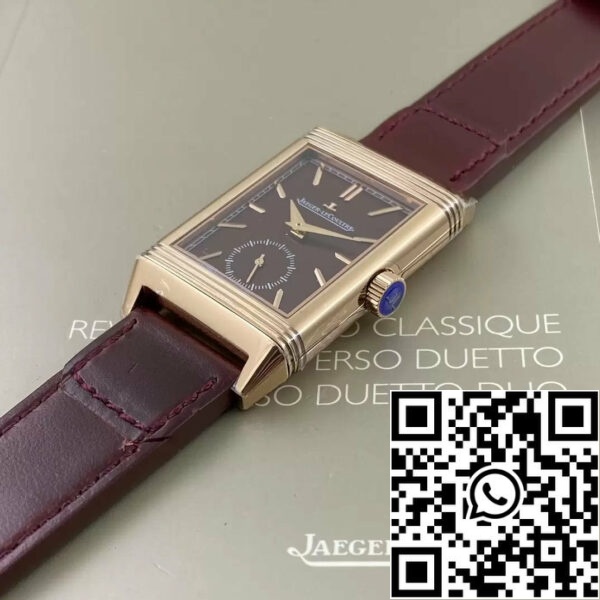 z5584000925154 c20159c1a77d641160d8f4f76e22acf6 Jaeger-LeCoultre Reverso Tribute Monoface Small Seconds 713256J MG Factory 1:1 Best Edition