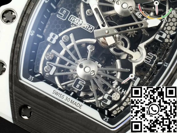 z5584001555225 cddde6f57a034d03ed7161f2cff1777a Richard Mille RM21-02 1:1 Mejor Edición RM Factory Tourbillon Caja de carbono