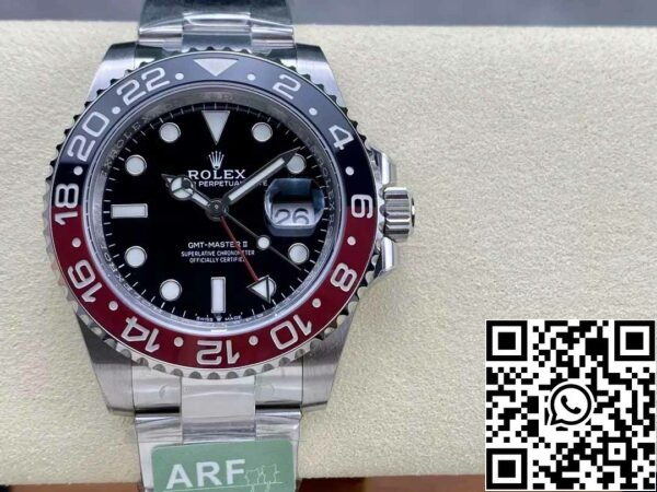 z5599645874647 9e4a4c4ef113087fe8af4e935db3a407 Rolex GMT Master II M126710BLRO-0001 Pepsi 1:1 Best Edition från AR Factory V4 uppgradering Oyster Strap