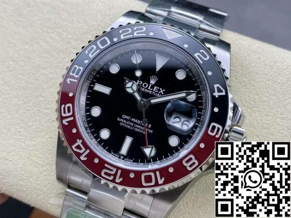 z5599645906330 28ae2ab87a938ab79c919fbaf6d5ba4d Rolex GMT Master II M126710BLRO-0001 Pepsi 1:1 Best Edition von AR Factory V4 upgrade Oyster Strap