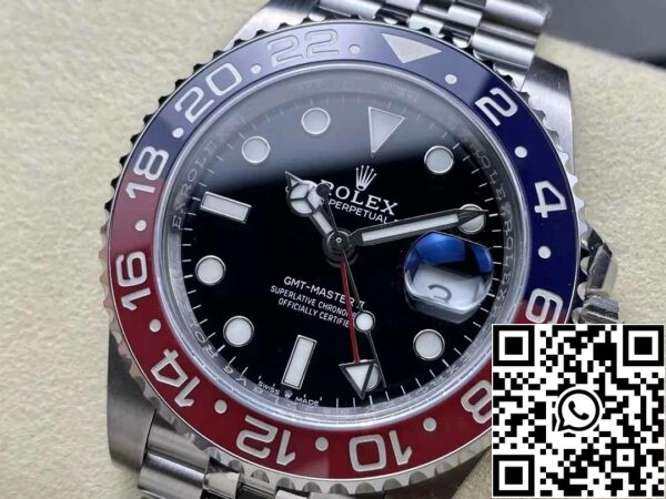 z5599647358745 68672809eaecf87f0480b87699cbf6eb Rolex GMT Master II M126710BLRO-0001 Pepsi 1:1 Best Edition from AR Factory V4 upgrade Jubilee Strap