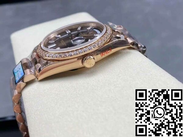 z5599647625674 13999634a11c0d756c9c34420778a15c Rolex Day Date M228345RBR-0006 QF Factory 1:1 Best Edition V5 έκδοση με αντίβαρο αναβάθμισης