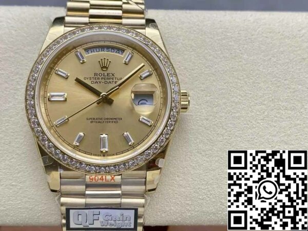 z559964747683855 c6c20865b5de38eba0e2eab4b1a8c5c5af Rolex Day Date m22834848rbr-0002 QF Factory 1:1 Best Edition V5 إصدار ترقية ثقل الموازنة