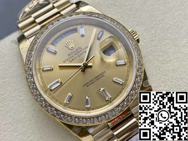 z5599647695367 982ed8413db605ccc766e020a875488a Rolex Day Date m228348rbr-0002 QF Factory 1:1 Best Edition V5 frissítés ellensúlyos verziója