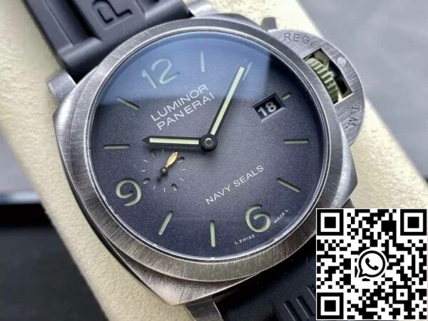 z5599647804648 16a200dd61b1f0ea1ce08a3c523994cf Panerai LUMINOR Marina Navy SEALs PAM01412 PAM1412 1:1 Best Edition VS Gyári kiadás