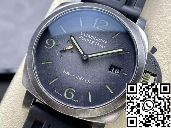 z5599647815412 f1bcb34707ffc40b5dd7305384f98c88 Panerai LUMINOR Marina Navy SEALs PAM01412 PAM1412 1:1 Best Edition VS Fabriek