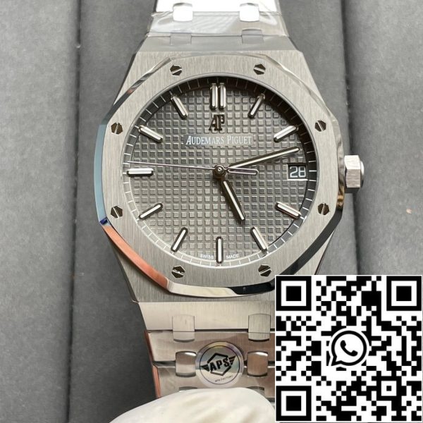 z5600728421602 cf4ad474f81924a4b53228b5c8db62d5 Audemars Piguet Royal Oak 15500ST.OO.1220ST.03 APS Factory V3 szürke számlapja