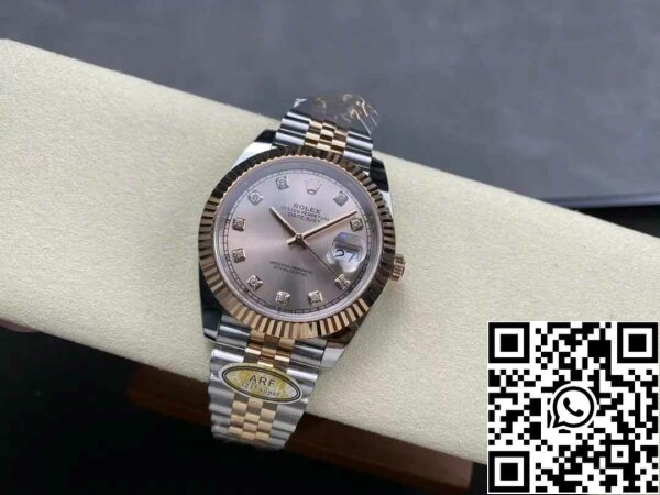 z5604272546273 eb1458bb8d11eb2f78fb469bf72274bc Rolex Datejust 126331-001 ARF Factory 1:1 Best Edition galvanizado com ouro de 18k