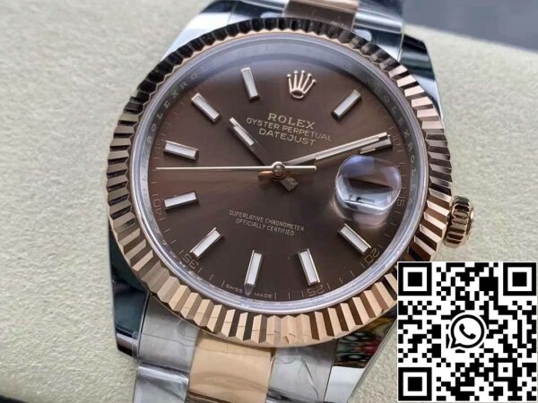 z5604277577550 a3a079cf31bdb26e6e4b83f8d612f642 Rolex Datejust 126331-001 ARF Factory 1:1 Best Edition galvanisiert mit 18k Gold