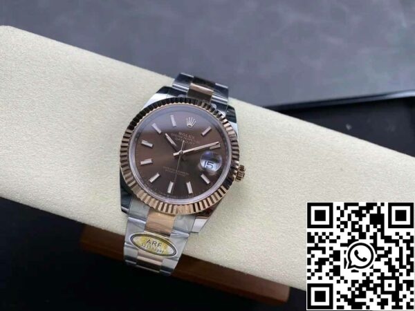 z5604277711269 454bd8e22a737d307a6a86de32dbf3c9 Rolex Datejust 126331-001 ARF Factory 1:1 Best Edition elektropläterad med 18k guld