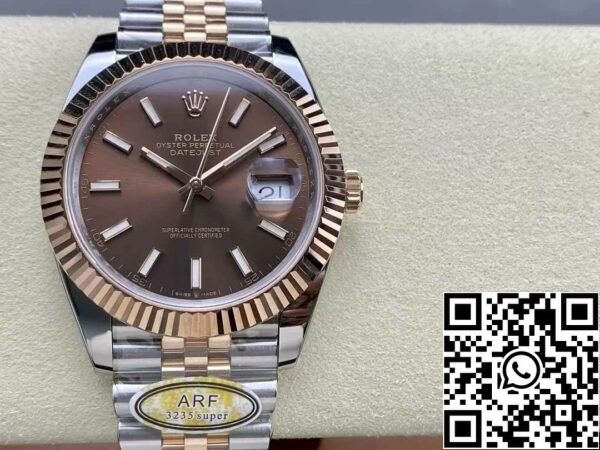 z5604280139320 fc6c6e80b919a1e5d8900509a103c46f Rolex Datejust 126331-001 ARF Factory 1:1 Best Edition ηλεκτρολυτικά επικαλυμμένο με λουράκι Jubilee από χρυσό 18 καρατίων