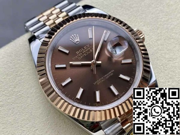 z5604280272823 81cebeb1a2c998548bcd2d3842b62aa3 Rolex Datejust 126331-001 ARF Factory 1:1 Best Edition gegalvaniseerd met 18k gouden Jubilee Strap