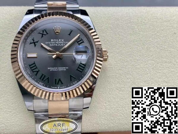 z5604282038708 88c616b6c823738d243484305f6c497e Rolex Datejust 41 126331 Wimbledon Dial ARF Factory 1:1 Best Edition галванизирано с 18k злато