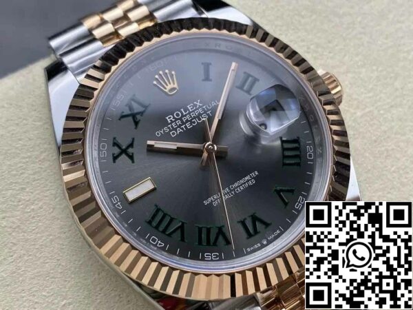 z5604283891373 d2f61751b4597994b6fedb4a348b2f1b Rolex Datejust 41 126331 Wimbledon Dial Jubilee Strap ARF Factory 1:1 Best Edition επιμεταλλωμένο με χρυσό 18 καρατίων