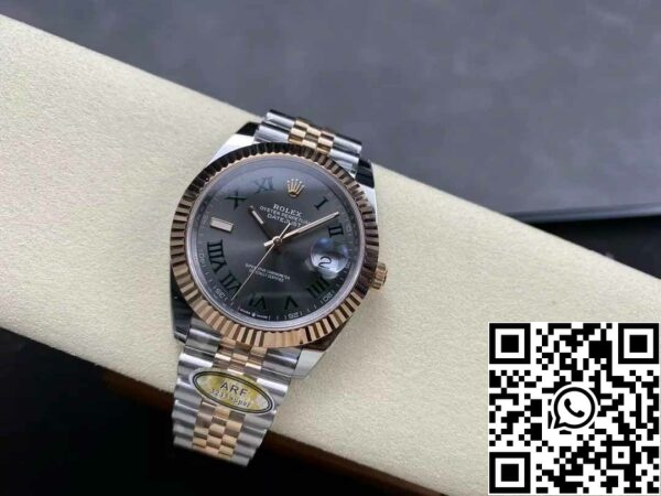 z5604284271106 4a1ad5f0e5076b811e056dec6eded89c Rolex Datejust 41 126331 Wimbledon Dial Jubilee Strap ARF Factory 1:1 Best Edition ηλεκτρολυτικά επιχρυσωμένο με χρυσό 18 καρατίων