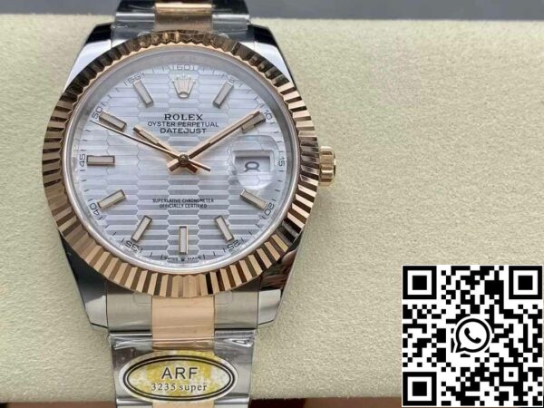 z5604285790771 49dfe9d56451b3664dfd41f3907707bb Rolex Datejust 41 126331-0017 Oyster hihna ARF Factory 1:1 Best Edition galvanoitu 18k kultaa