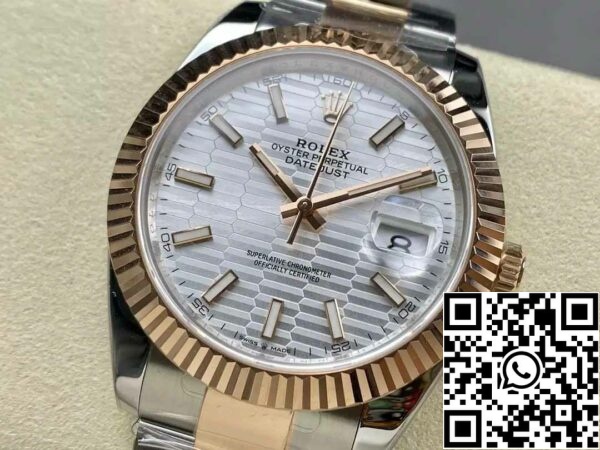 z5604286070691 e64ade6d3c254e381372ef350690ceb7 Rolex Datejust 41 126331-0017 Oyster Strap ARF Factory 1:1 Best Edition galvaniziran z 18k zlatom