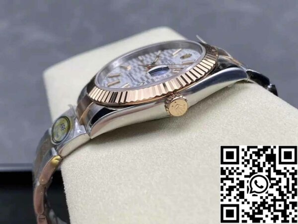 z5604286596669 67599b7fbe62178f0b1d11e8be2e0805 Rolex Datejust 41 126331-0017 Oyster Strap ARF Factory 1:1 Best Edition elektropläterad med 18k guld