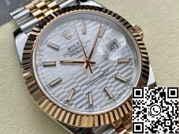 z5604287833740 e66c88e72089527776eb4aa1dc50e9a7 Rolex Datejust 41 126331 Jubilee Strap ARF Factory 1:1 Best Edition elektropläterad med 18k guld