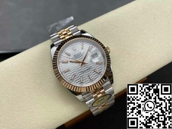 z5604288118438 39e998edd14b3f757c08d2c132040df5 Rolex Datejust 41 126331 Юбилейный ремешок ARF Factory 1:1 Best Edition с гальваническим покрытием из 18-каратного золота